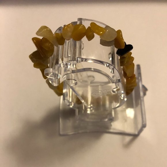 ** 3/$21 **   Natural Chip Stones Stretch Bracelet - Picture 8 of 8